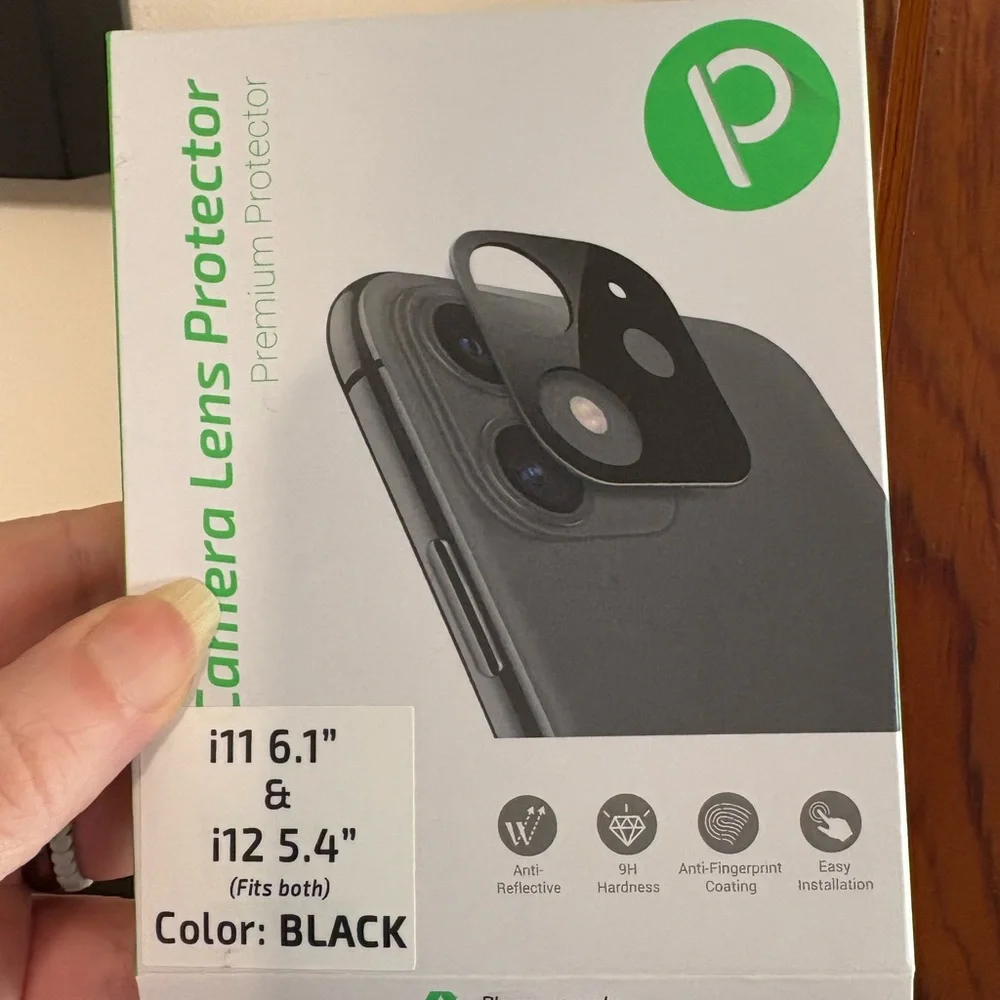 iPhone 12 mini anti blue light tempered glass & loopy camera lense protector new